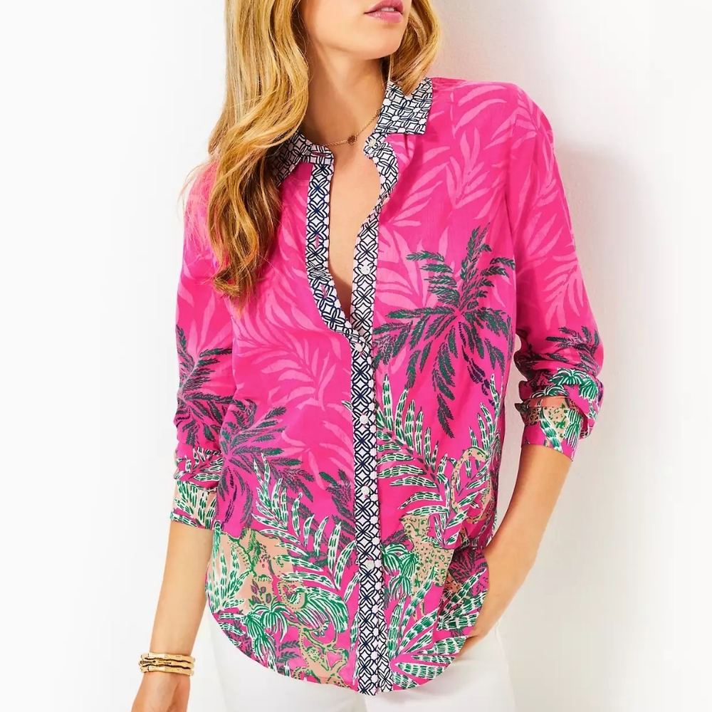 Lilly Pulitzer Lake View Cotton Tunic